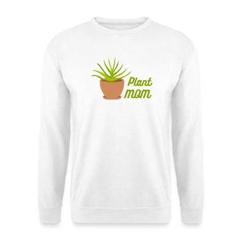 Plant Mom Aloe Pot Illustration - Unisex Sweatshirt - white - Front