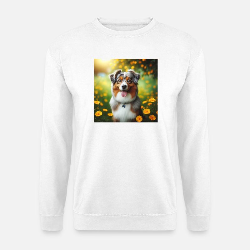 Australian Shepherd - Unisex Sweatshirt - white