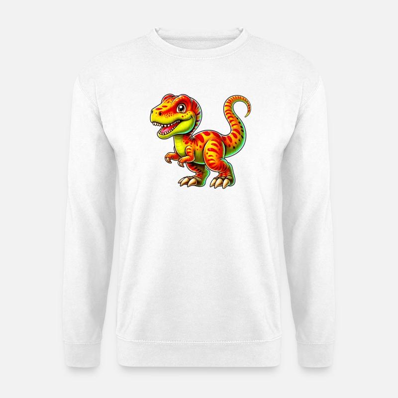 Dinosaur - Unisex Sweatshirt - white