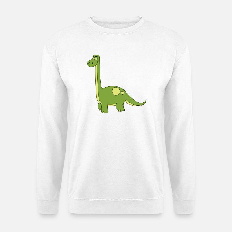 Dino - Unisex Pullover - Weiß