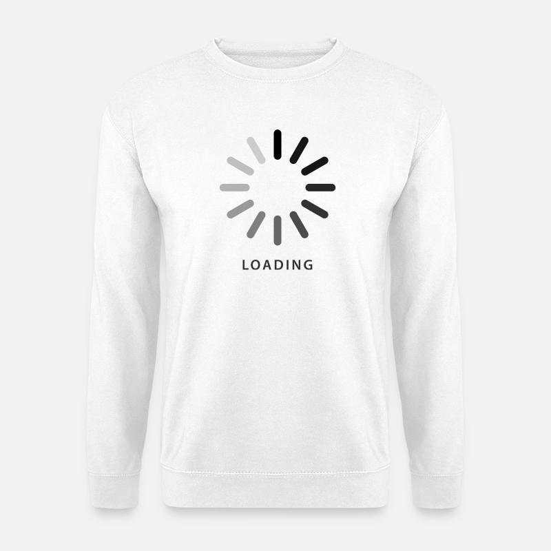 Loading - Unisex Sweatshirt - white