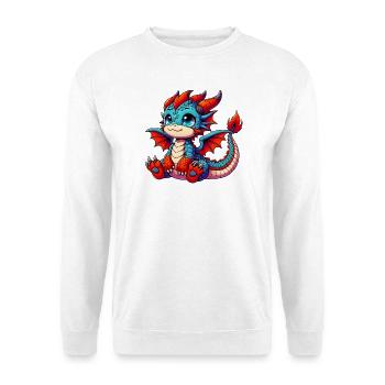 Dragon - Unisex Sweatshirt - white - Front