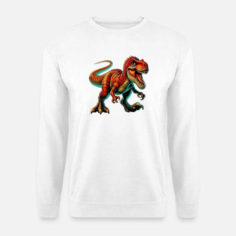 Dinosaur - Unisex Sweatshirt - white