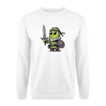 Avocado Knight: The Bravocado Warrior - Unisex Sweatshirt - white - Front