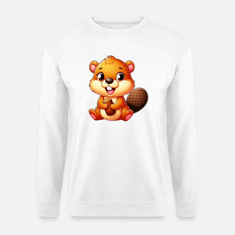 Beaver - Unisex Sweatshirt - white