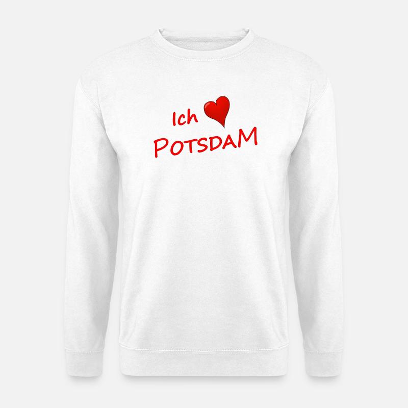 ICH LIEBE POTSDAM - Unisex Pullover - Weiß