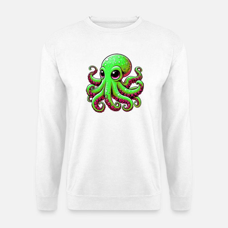 Octopus - Unisex Sweatshirt - white