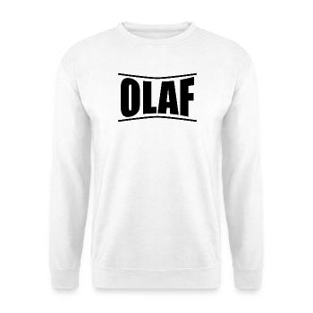 Idée cadeau t-shirt t-shirt Olaf - Sweat-shirt Unisexe - blanc - Devant