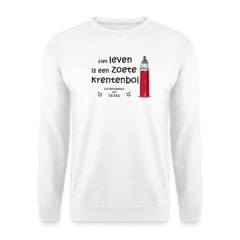 Texel, Niederlande, Spruch auf niederländisch - Unisex Pullover - Weiß - Vorne