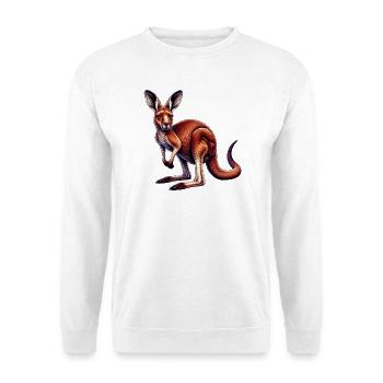 Kangourou - Sweat-shirt Unisexe - blanc - Devant