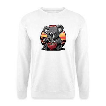 Drôle Koala Ours Ramen Nouilles Koala Ours Koala Koala - Sweat-shirt Unisexe - blanc - Devant