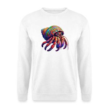 Einsiedlerkrebs - Unisex Pullover - Weiß - Vorne
