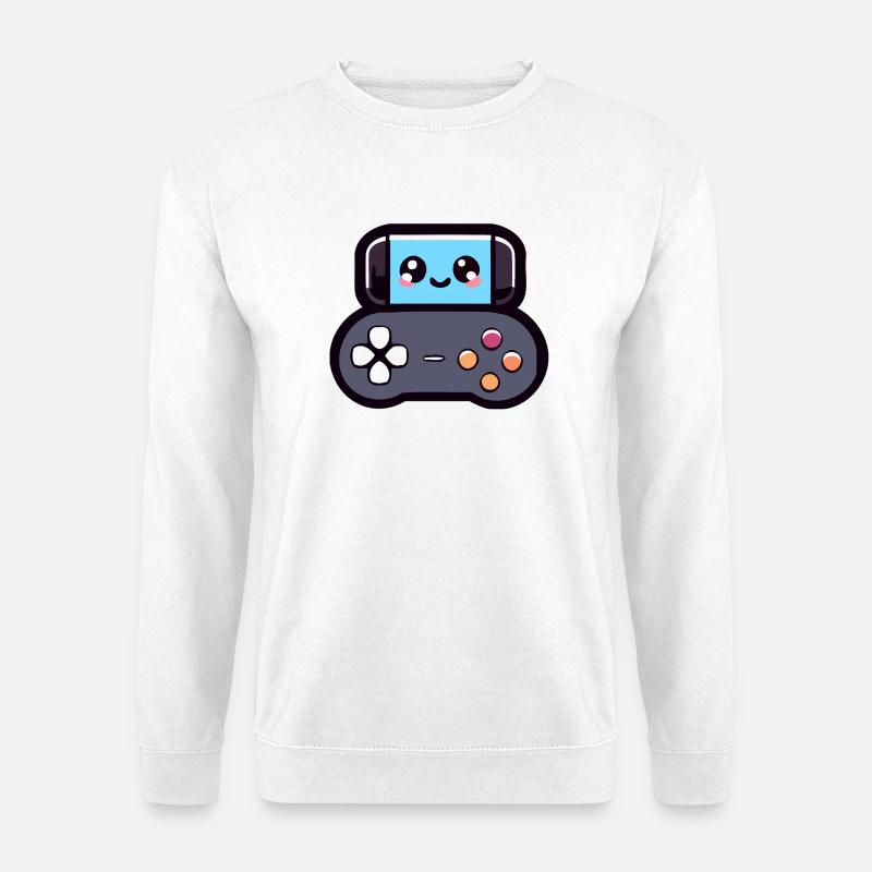 Game Buddy: The Joyful Joypad - Unisex Sweatshirt - white