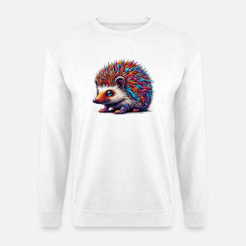 Hedgehog - Unisex Sweatshirt - white