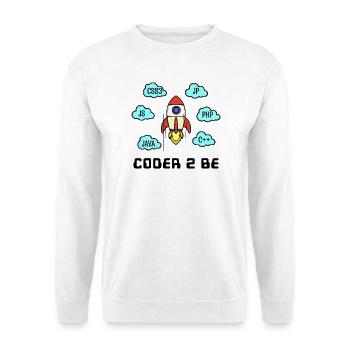 Open Source Developer Css C++ Php Java Coden - Unisex Pullover - Weiß - Vorne