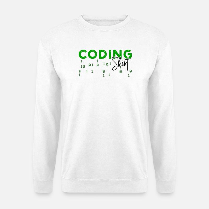 Coden Developer Programmierer Webentwickler Spruch - Unisex Pullover - Weiß