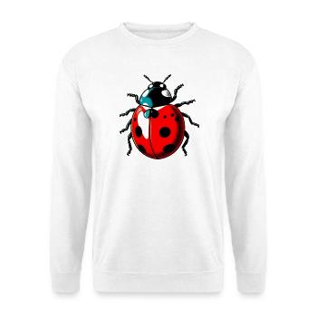 Coccinelle - Sweat-shirt Unisexe - blanc - Devant