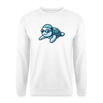 Learned Loggerhead: The Oceanic Scholar - Unisex Sweatshirt - white - Front