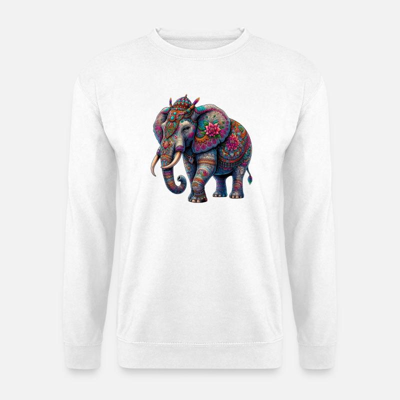 Elephant - Unisex Sweatshirt - white