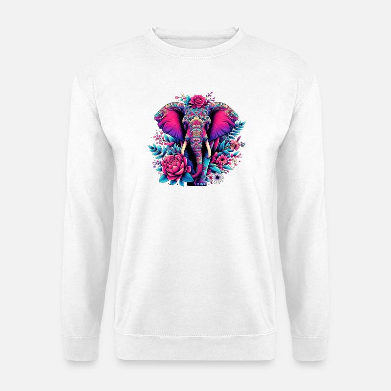 Elephant - Unisex Sweatshirt - white