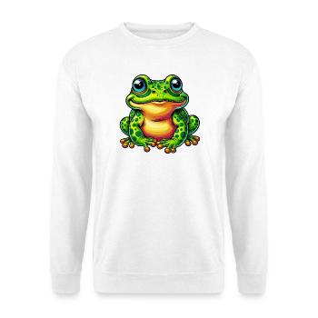 Grenouille - Sweat-shirt Unisexe - blanc - Devant