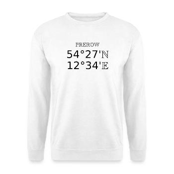 Prerow - Unisex Pullover - Weiß - Vorne