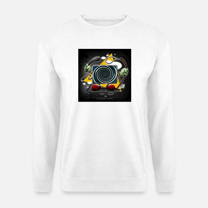 good for you - square - Unisex Pullover - Weiß