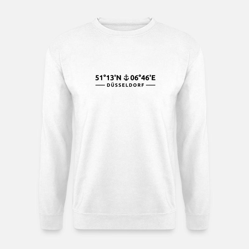 Düsseldorf - Unisex Pullover - Weiß