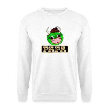 GEBURTSTAG STIER - TENNIS PAPA - Unisex Pullover - Weiß - Vorne