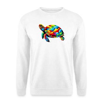 Schildkröte - Unisex Pullover - Weiß - Vorne