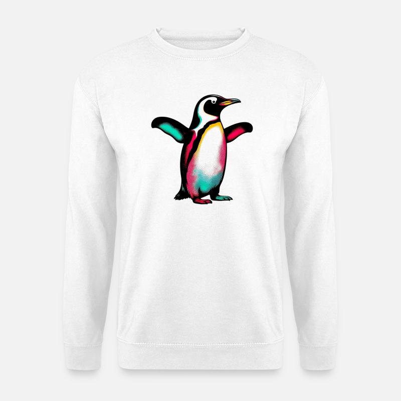 Penguin - Unisex Sweatshirt - white