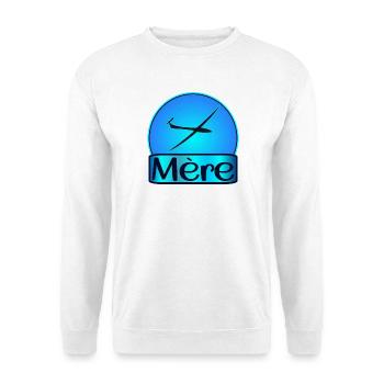 Mère Pilote - Sweat-shirt Unisexe - blanc - Devant