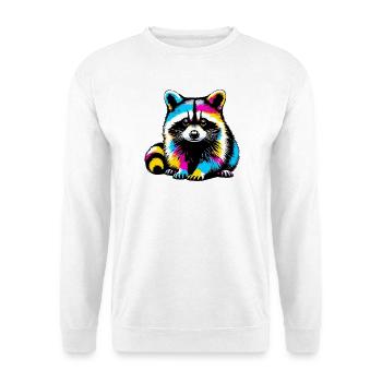 Raccoon - Unisex Sweatshirt - white - Front