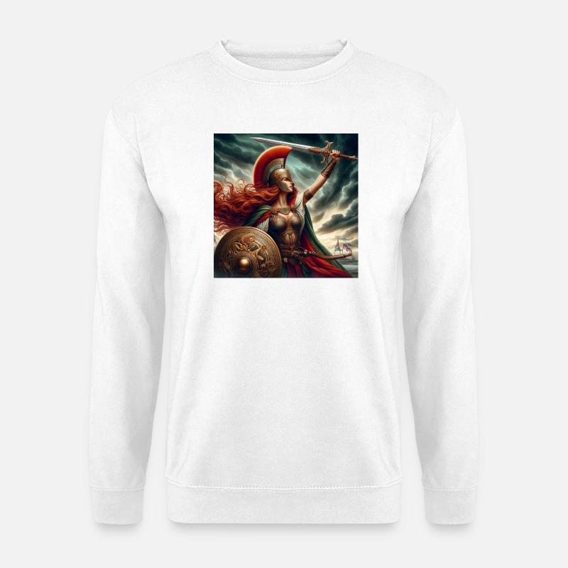 Die Macht eines keltischen Kriegers - Unisex Pullover - Weiß