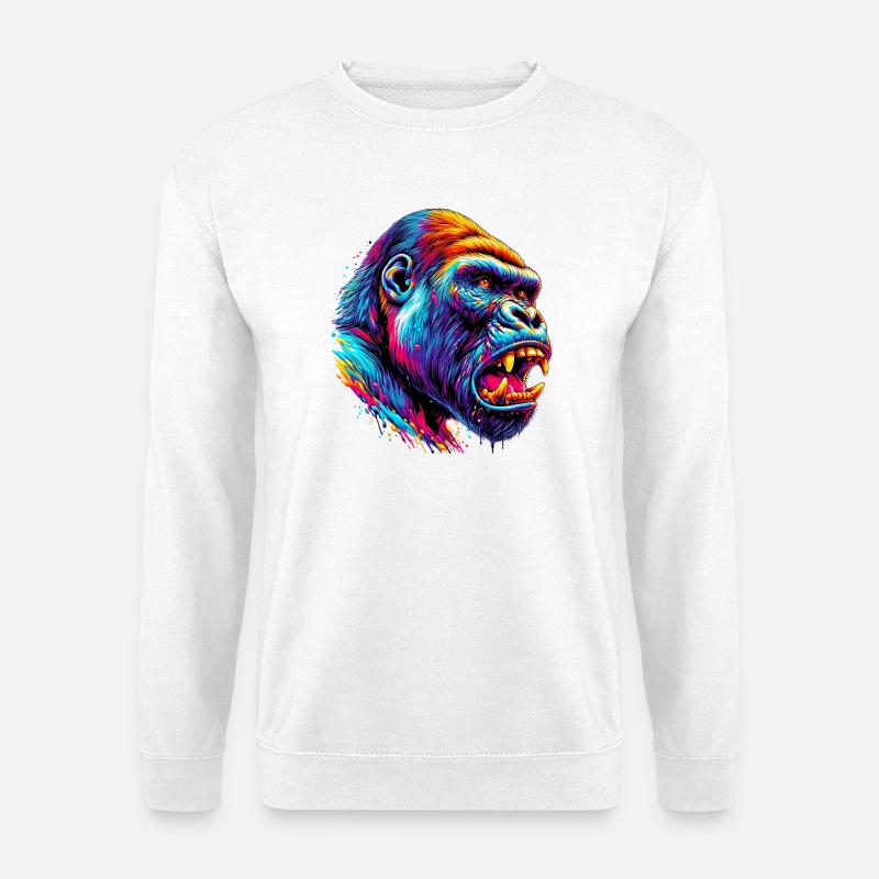 Gorilla - Unisex Sweatshirt - white