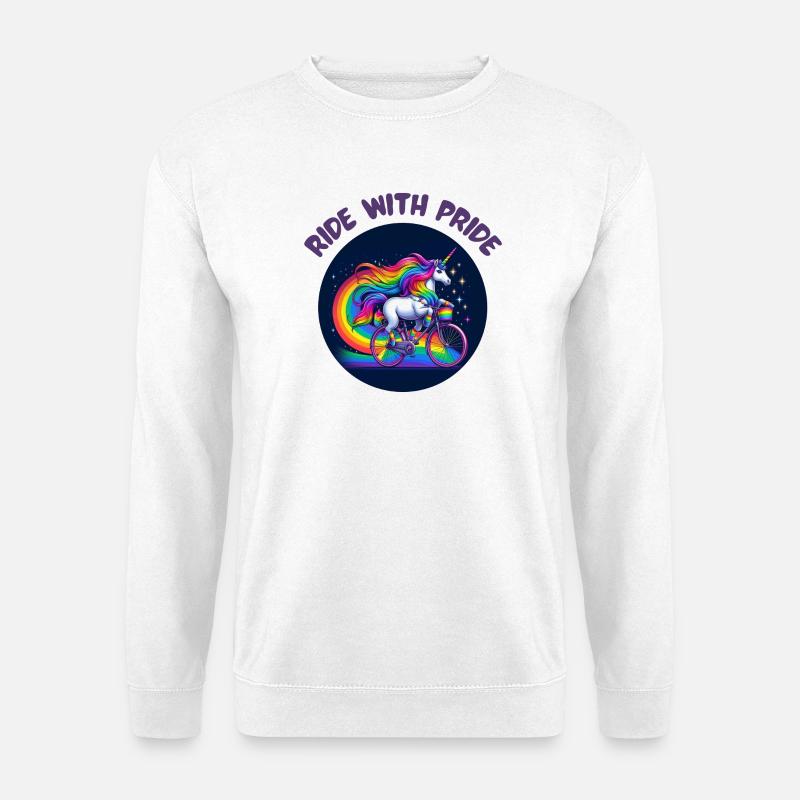 Fahren Sie mit Stolz - Unisex Pullover - Weiß