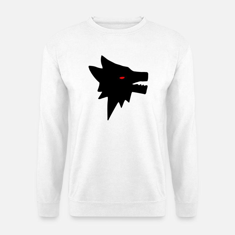Wolf - Unisex Pullover - Weiß