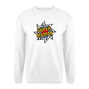 MOTHER'S DAY. HAPPY MOTHER'S DAY. MOM - Unisex Sweatshirt - white - Front