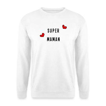 MAMA. MUTTERTAG. SCHÖNEN MUTTERTAG - Unisex Pullover - Weiß - Vorne