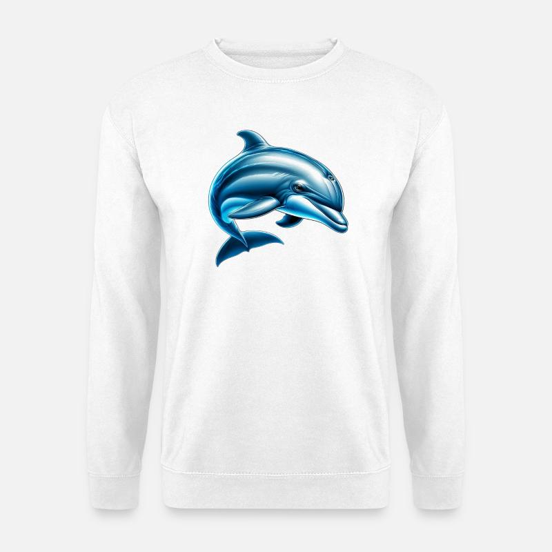 Dolphin - Unisex Sweatshirt - white