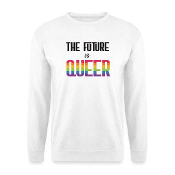 Mois de la fierté LGBTQ - L’avenir est queer - Sweat-shirt Unisexe - blanc - Devant