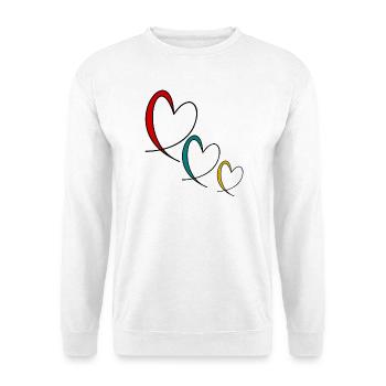BONNE FÊTE. MAMAN. FÊTE DES MÈRES - Sweat-shirt Unisexe - blanc - Devant