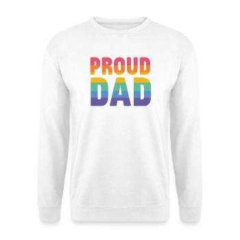 LGBT Pride Month - Stolzer Vater - Unisex Pullover - Weiß - Vorne
