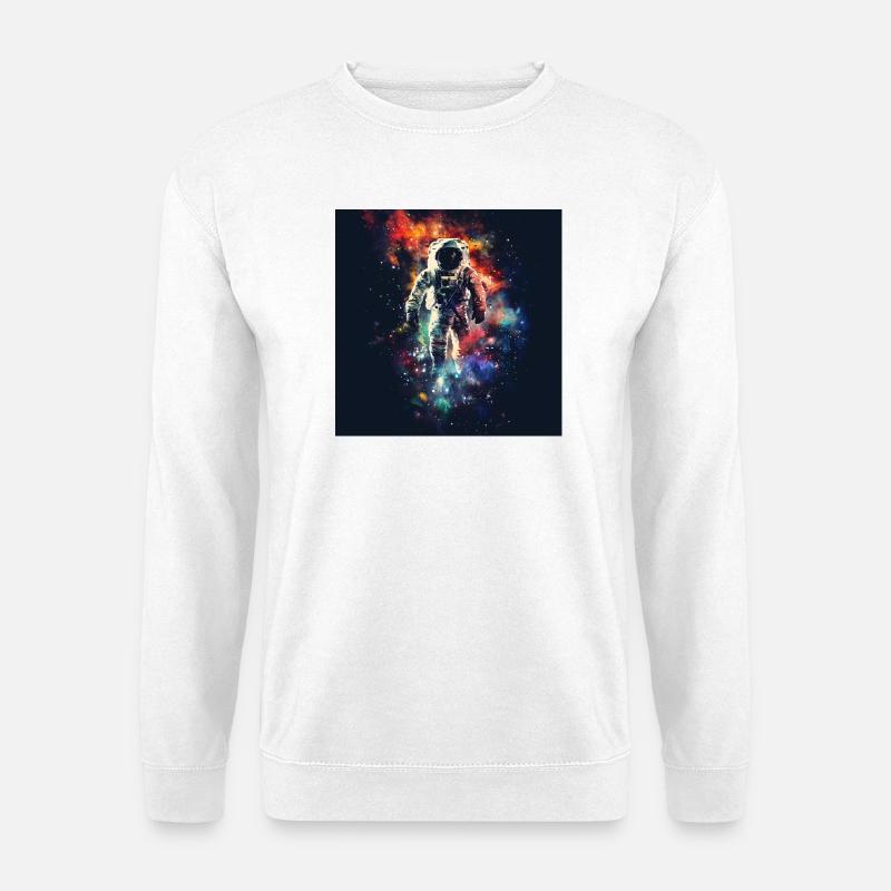 Astronauts Design Space Planets Space - Unisex Sweatshirt - white