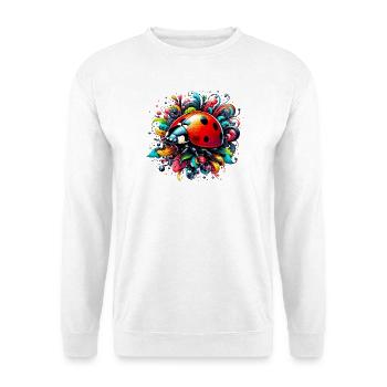 Coccinelle - Sweat-shirt Unisexe - blanc - Devant