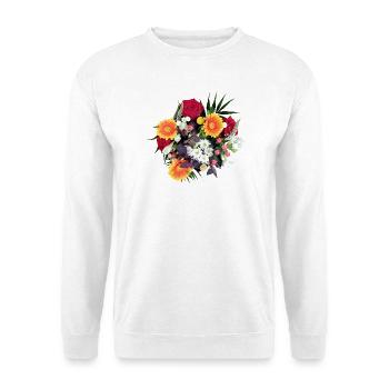 BOUQUET - Unisex Sweatshirt - white - Front