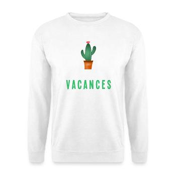 MAÎTRESSE. MAITRE. MERCI. MERCI MAÎTRESSE - Sweat-shirt Unisexe - blanc - Devant