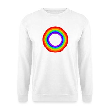 Pride Rainbow Colours / RGB Circle - Unisex Sweatshirt - white - Front