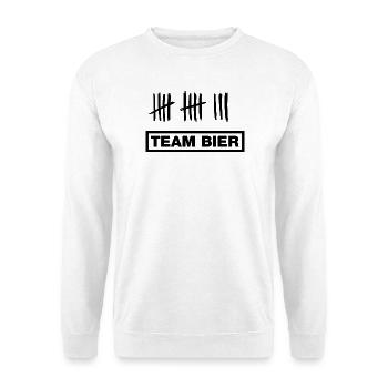 Bier, Beer, Cerveza - Unisex Pullover - Weiß - Vorne