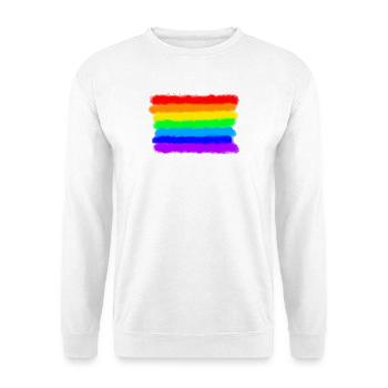 Pride Rainbow Colours / RGB Graffiti Spraypaint - Unisex Sweatshirt - white - Front